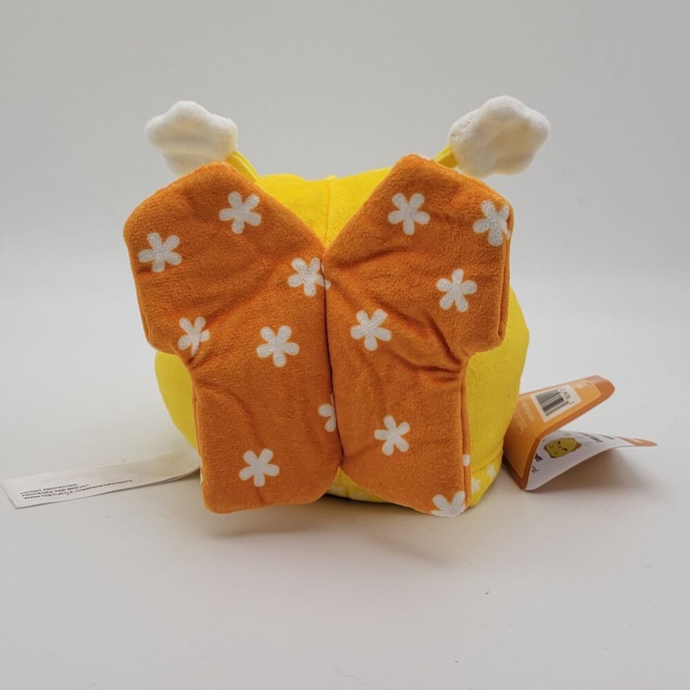 TeeTurtle Reversible Plush – Orange Blossom & Marmalade Butterfly – 2025 Release - Picture 2 of 10